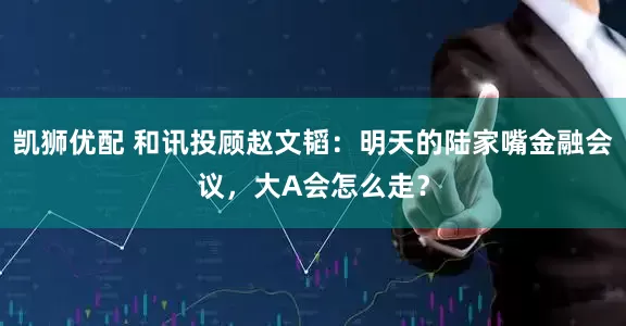 凯狮优配 和讯投顾赵文韬：明天的陆家嘴金融会议，大A会怎么走？